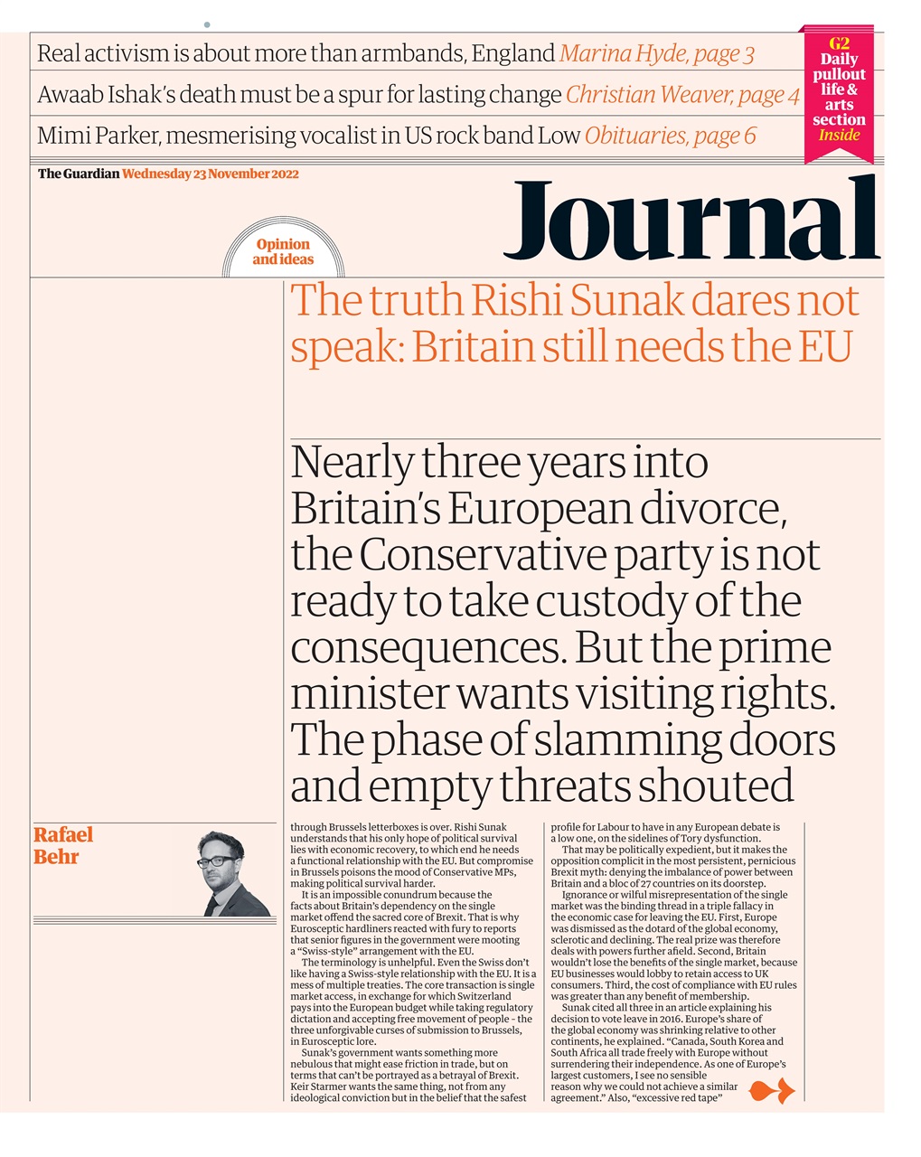 The Guardian Newspaper Preview Pages