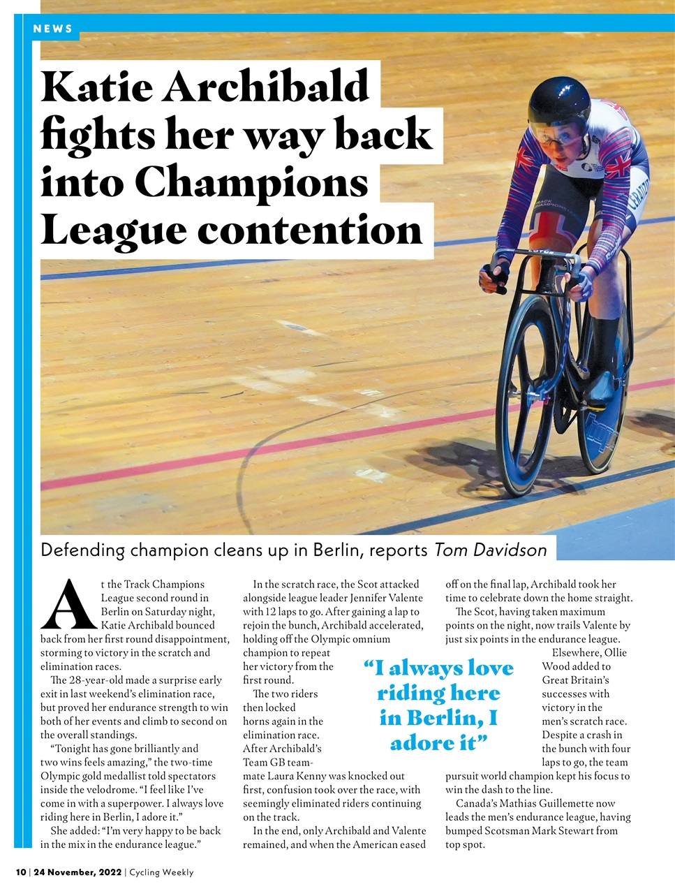 Cycling Weekly Preview Pages