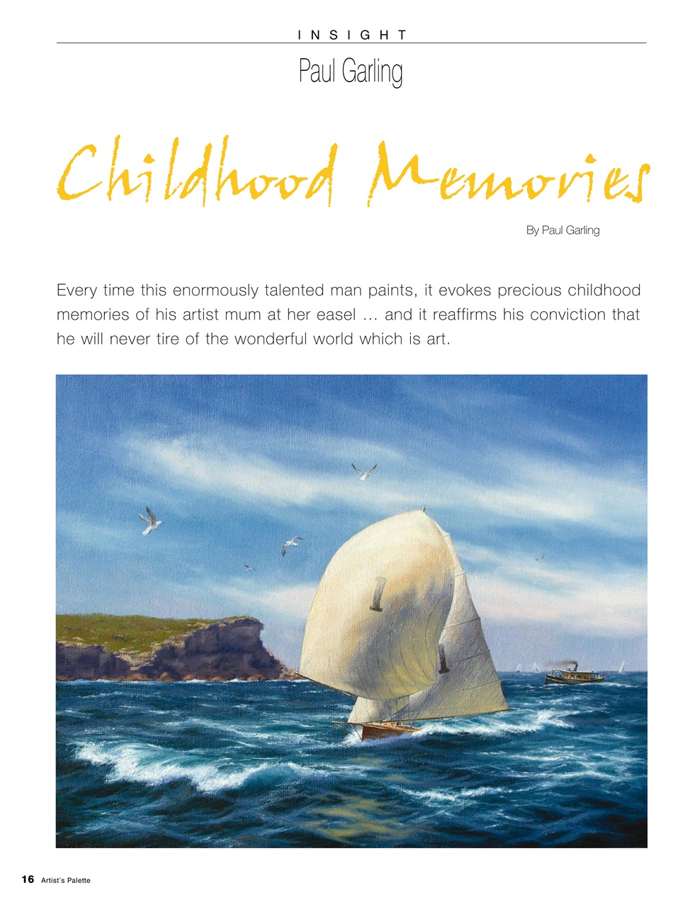 Artist's Palette Preview Pages