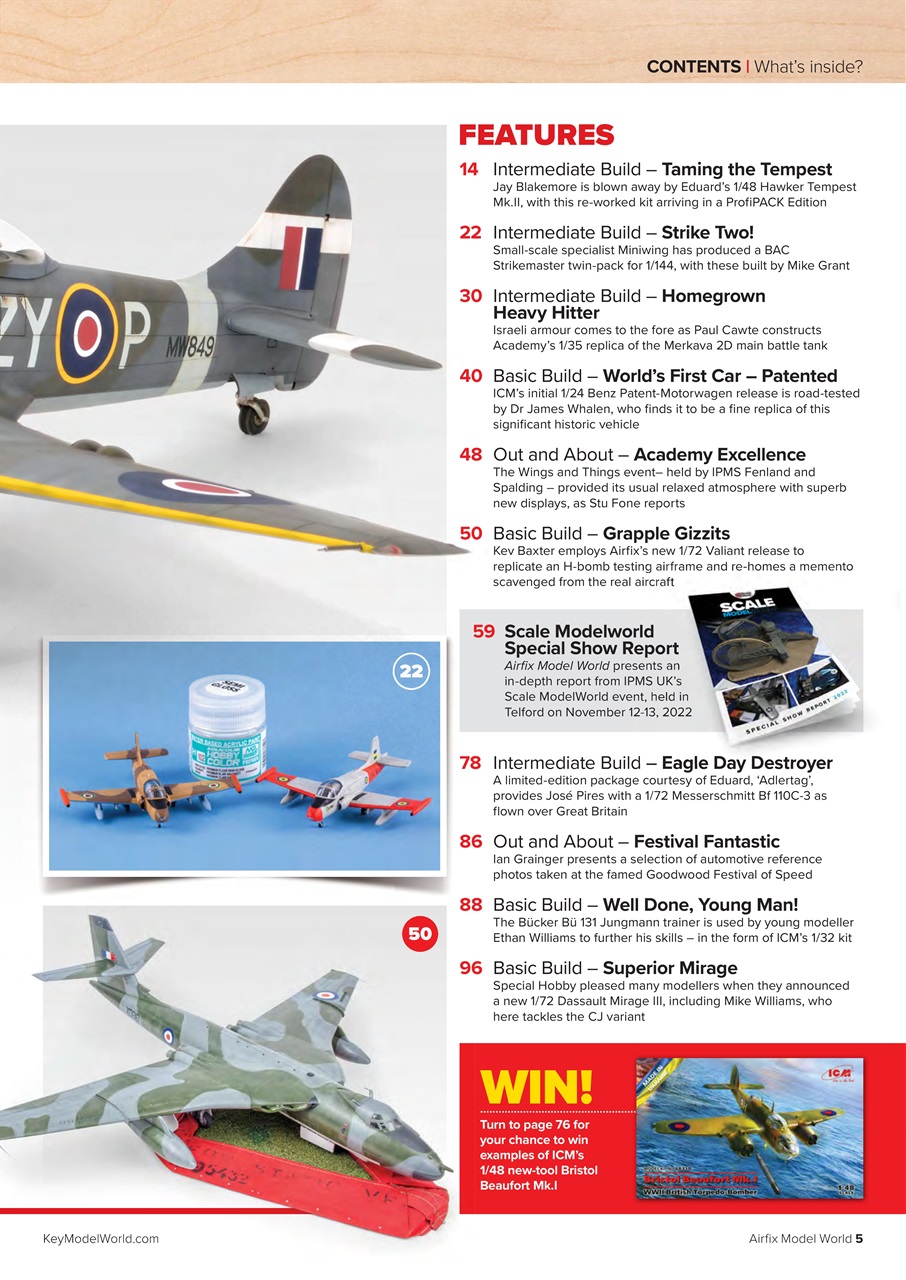 Airfix Model World Preview Pages
