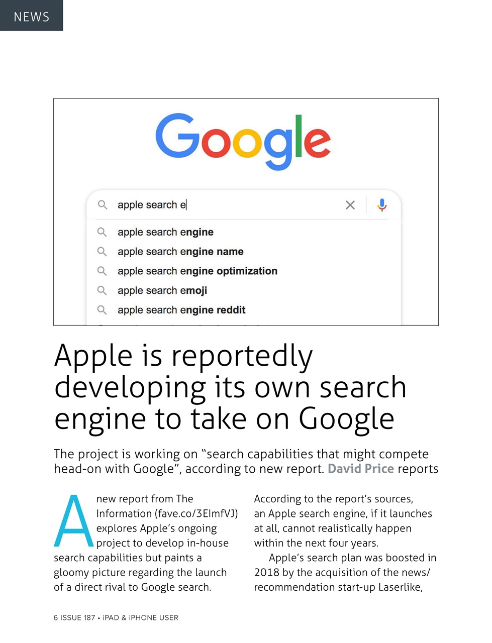 iPad and iPhone User Preview Pages