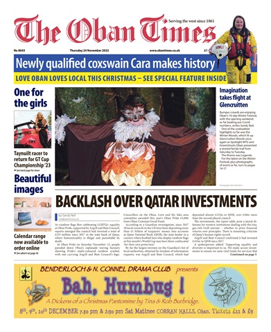 The Oban Times & Lochaber Times issue 24 November 2022