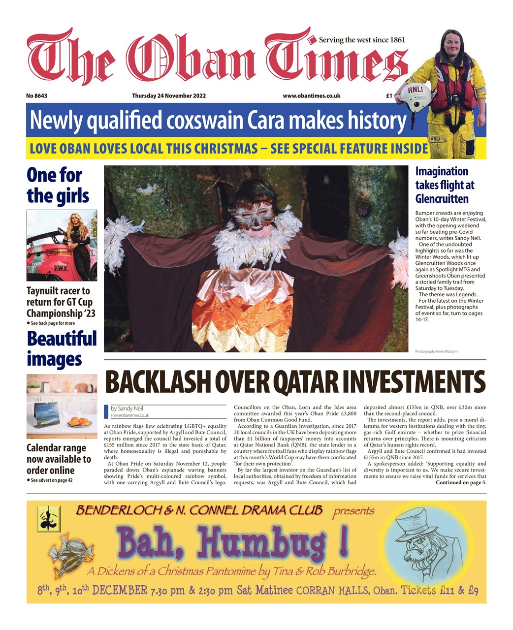 The Oban Times & Lochaber Times Preview Pages