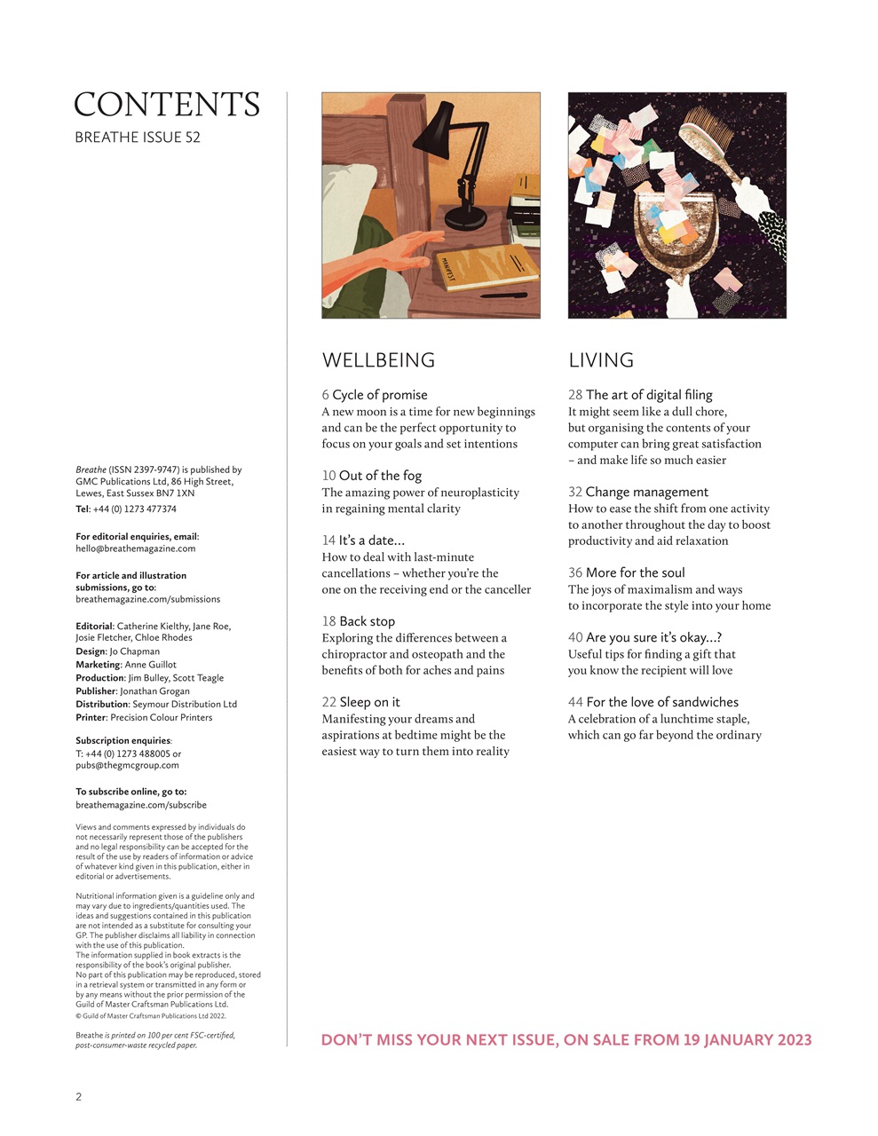 Breathe Preview Pages