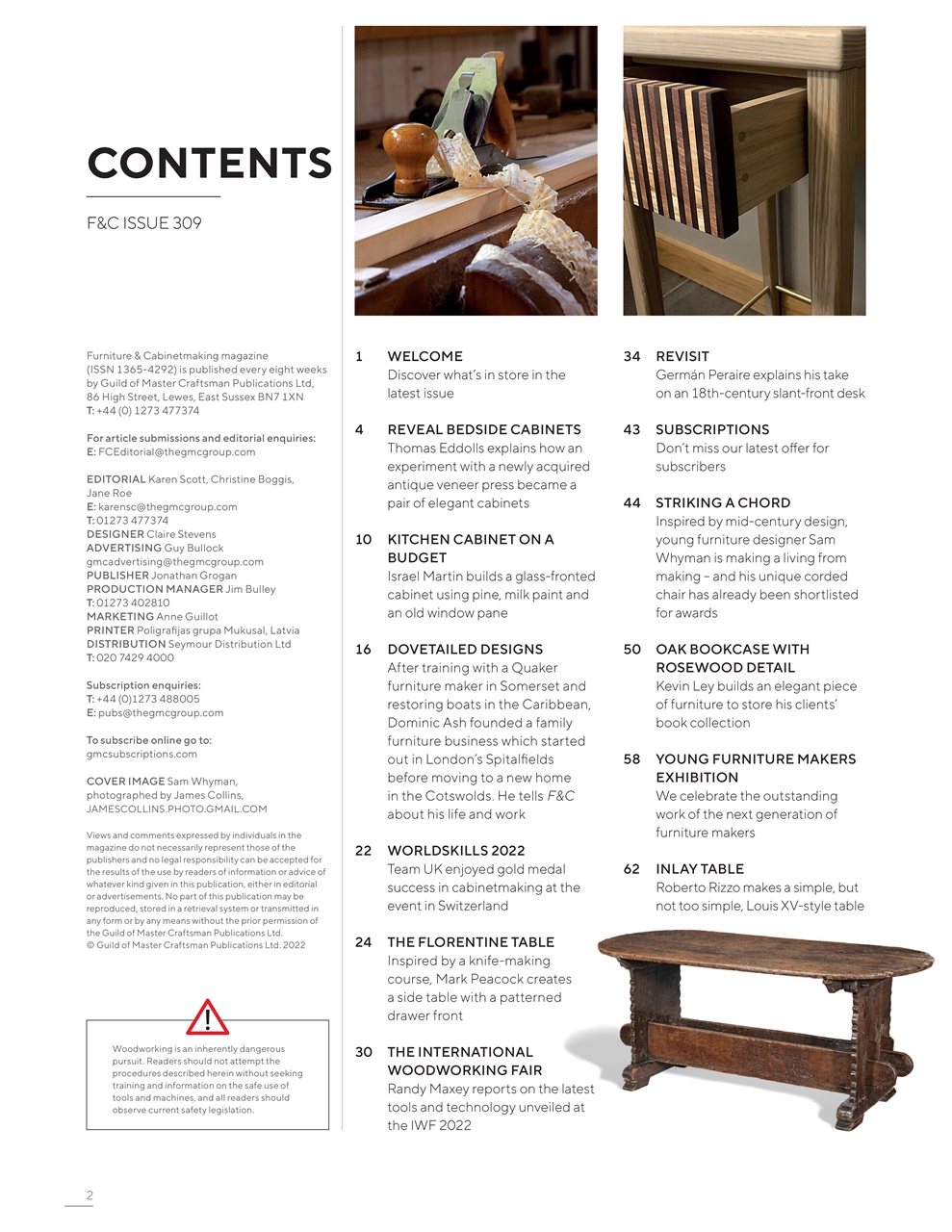 Furniture & Cabinetmaking Preview Pages