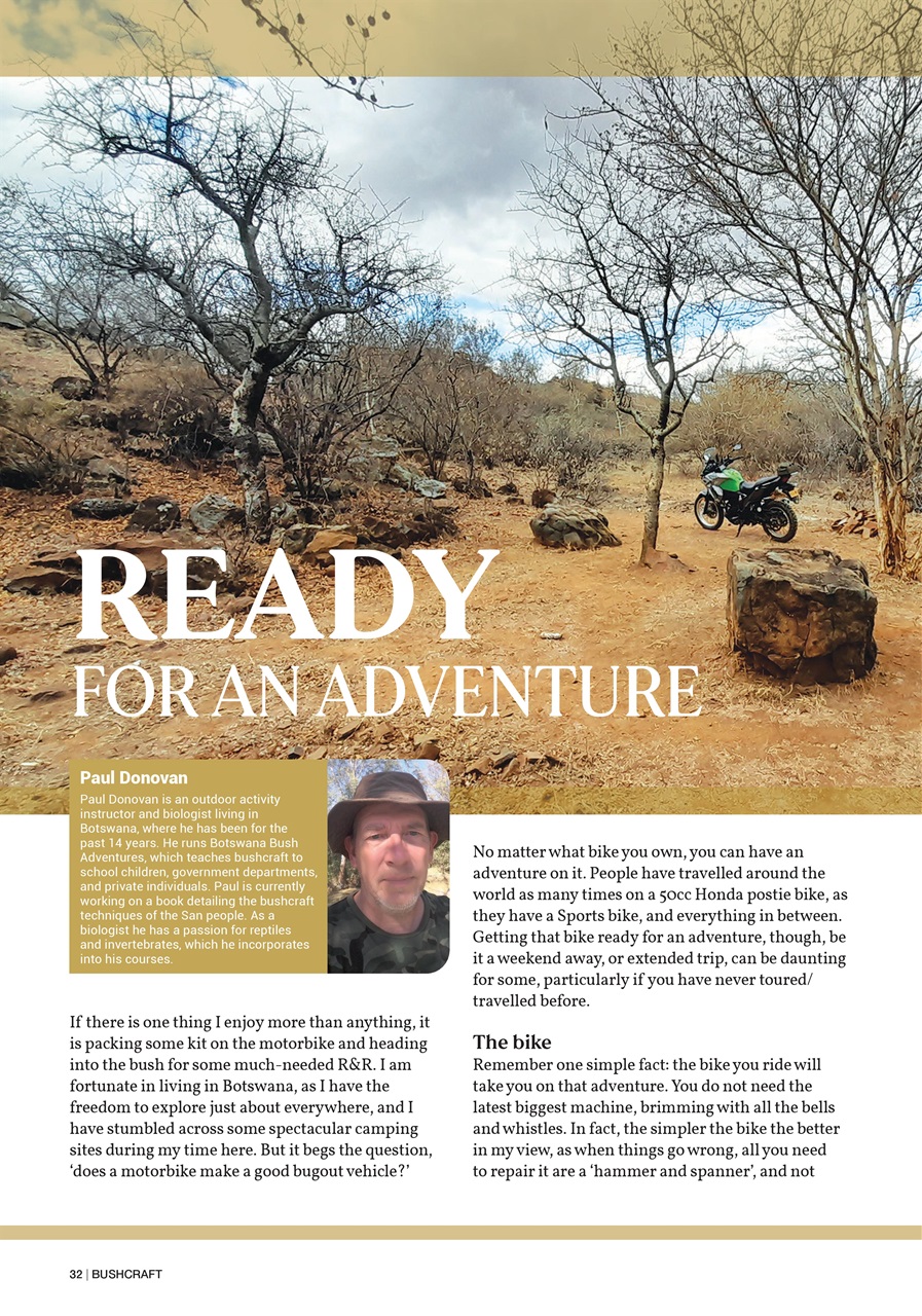 Bushcraft & Survival Skills Magazine Preview Pages