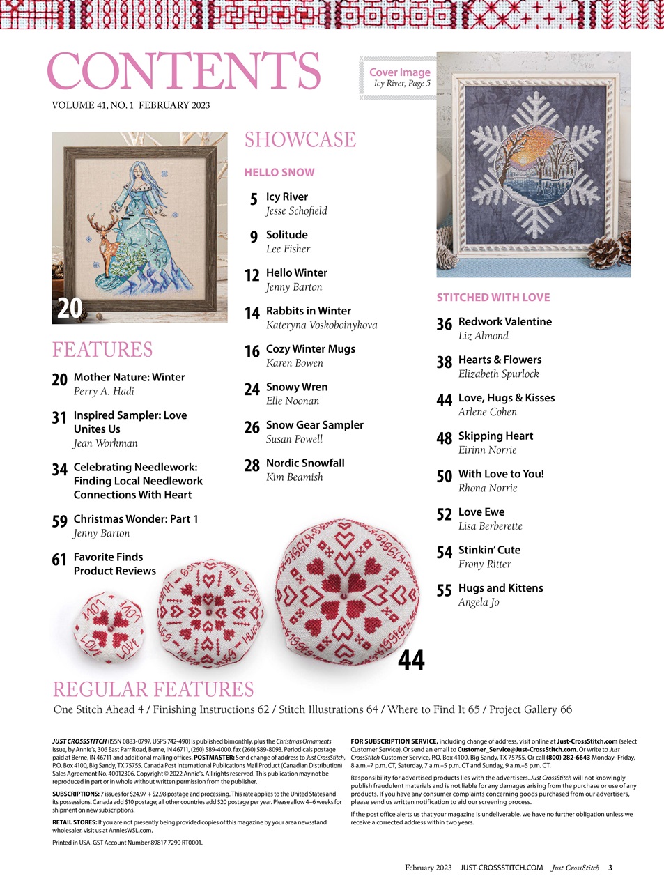 Just CrossStitch Preview Pages