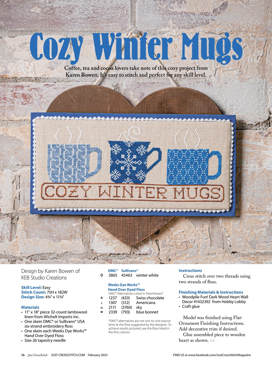 Just CrossStitch Preview Pages
