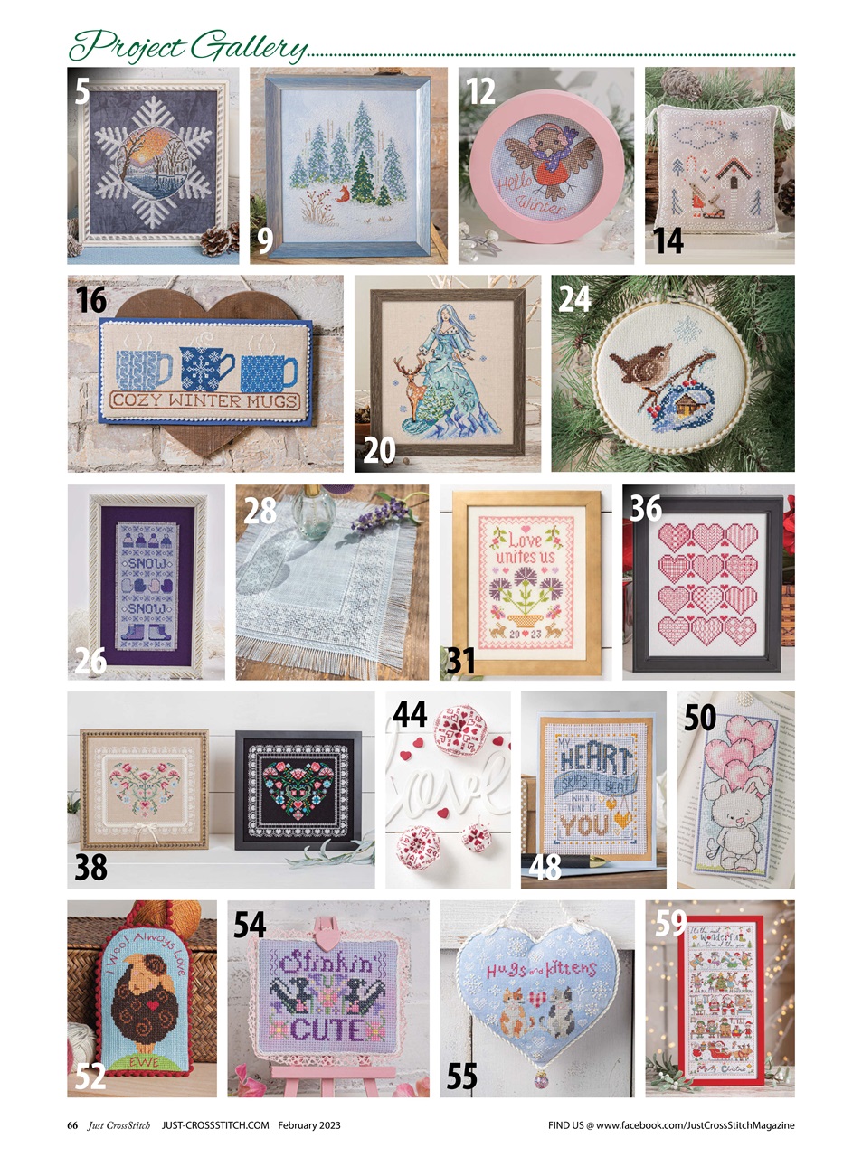 Just CrossStitch Preview Pages