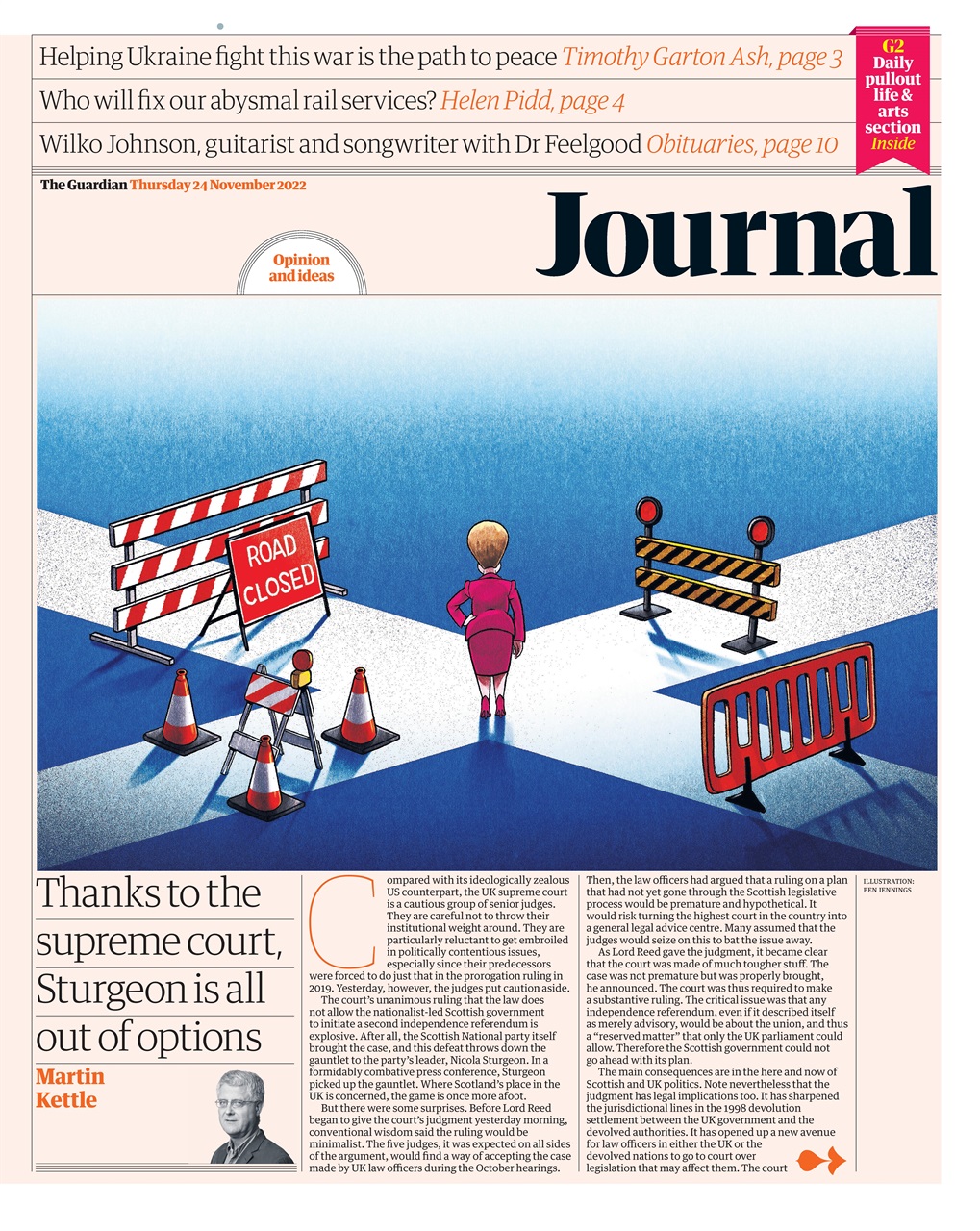 The Guardian Newspaper Preview Pages