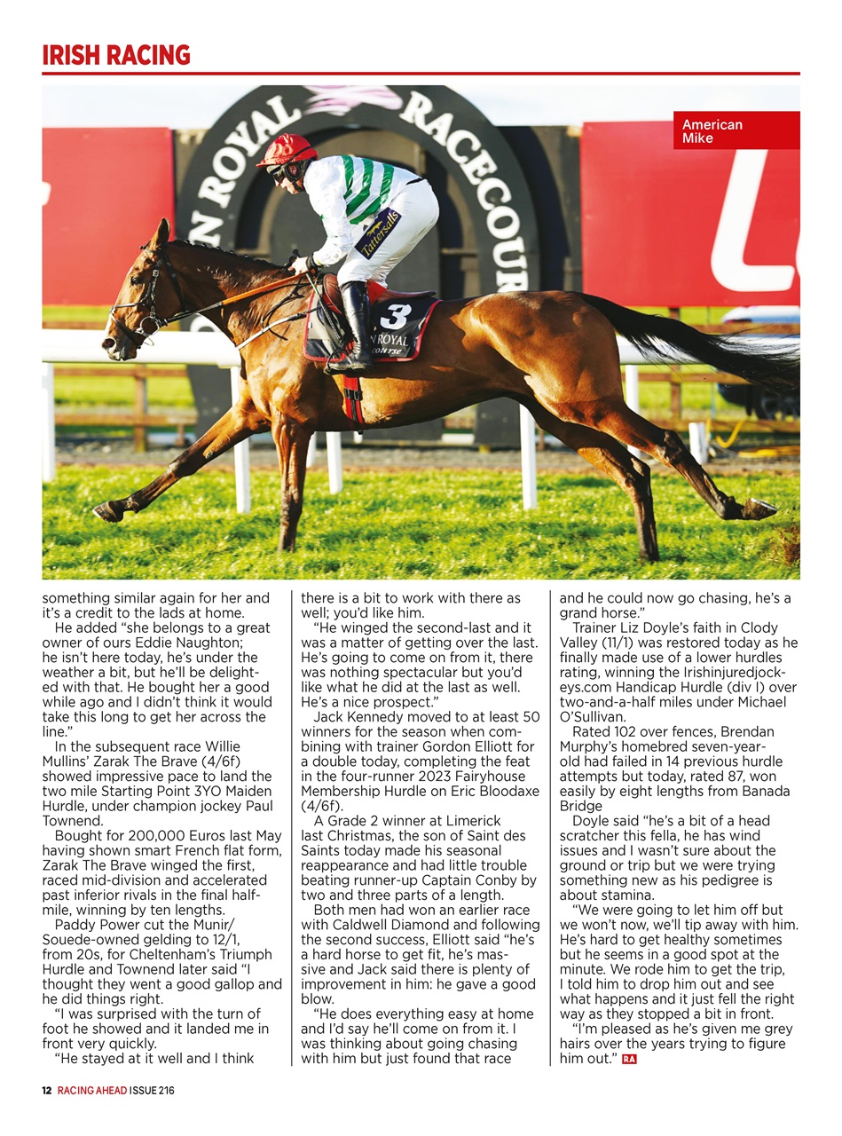Racing Ahead Preview Pages