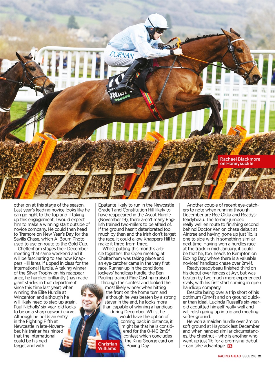 Racing Ahead Preview Pages