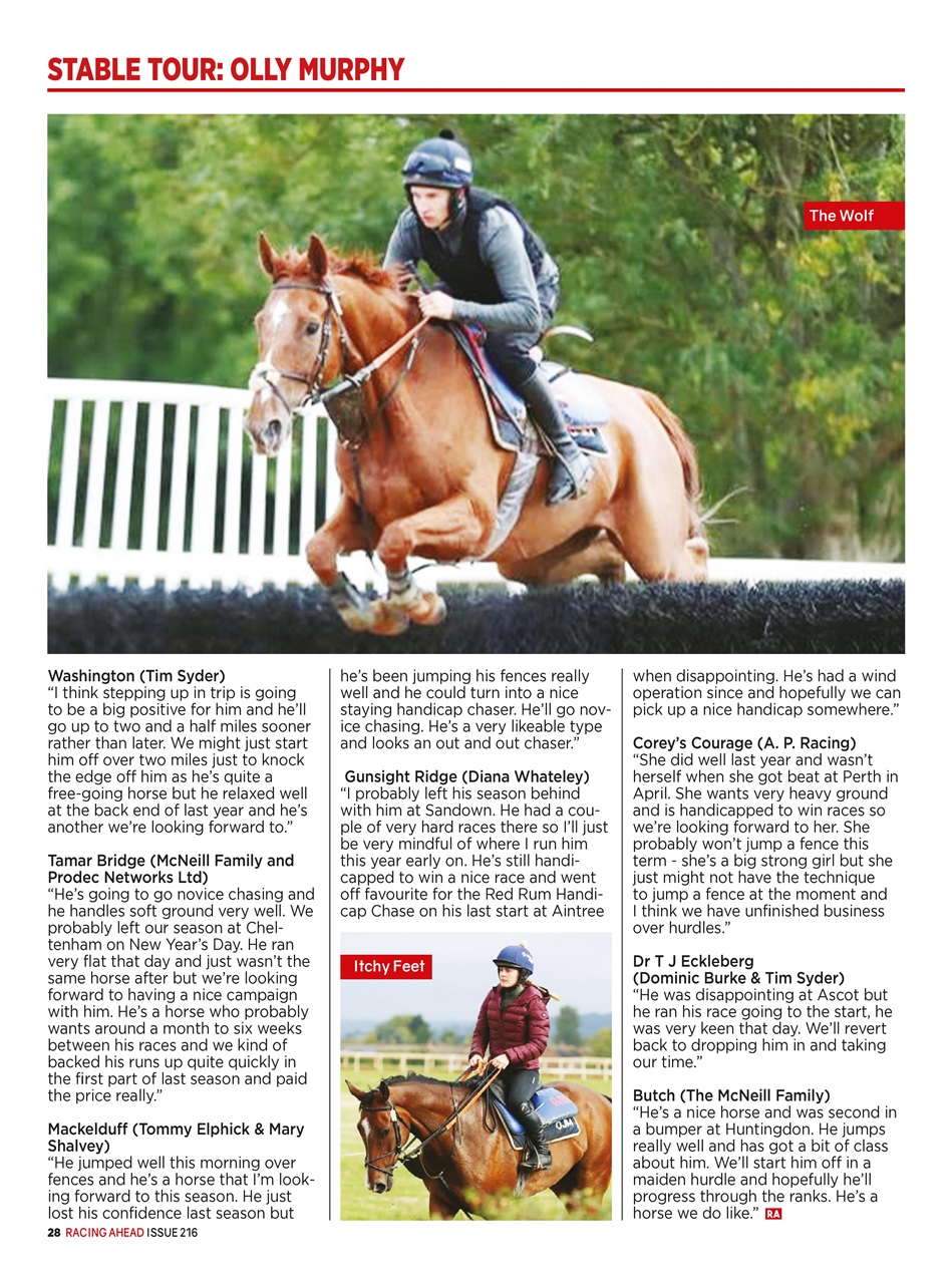 Racing Ahead Preview Pages