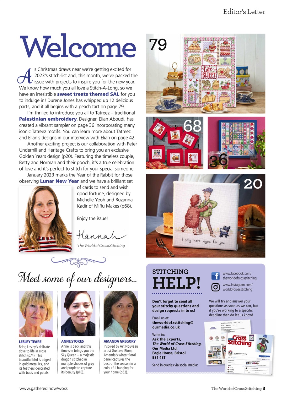The World of Cross Stitching Preview Pages