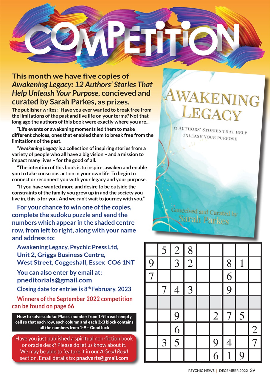 Psychic News Preview Pages