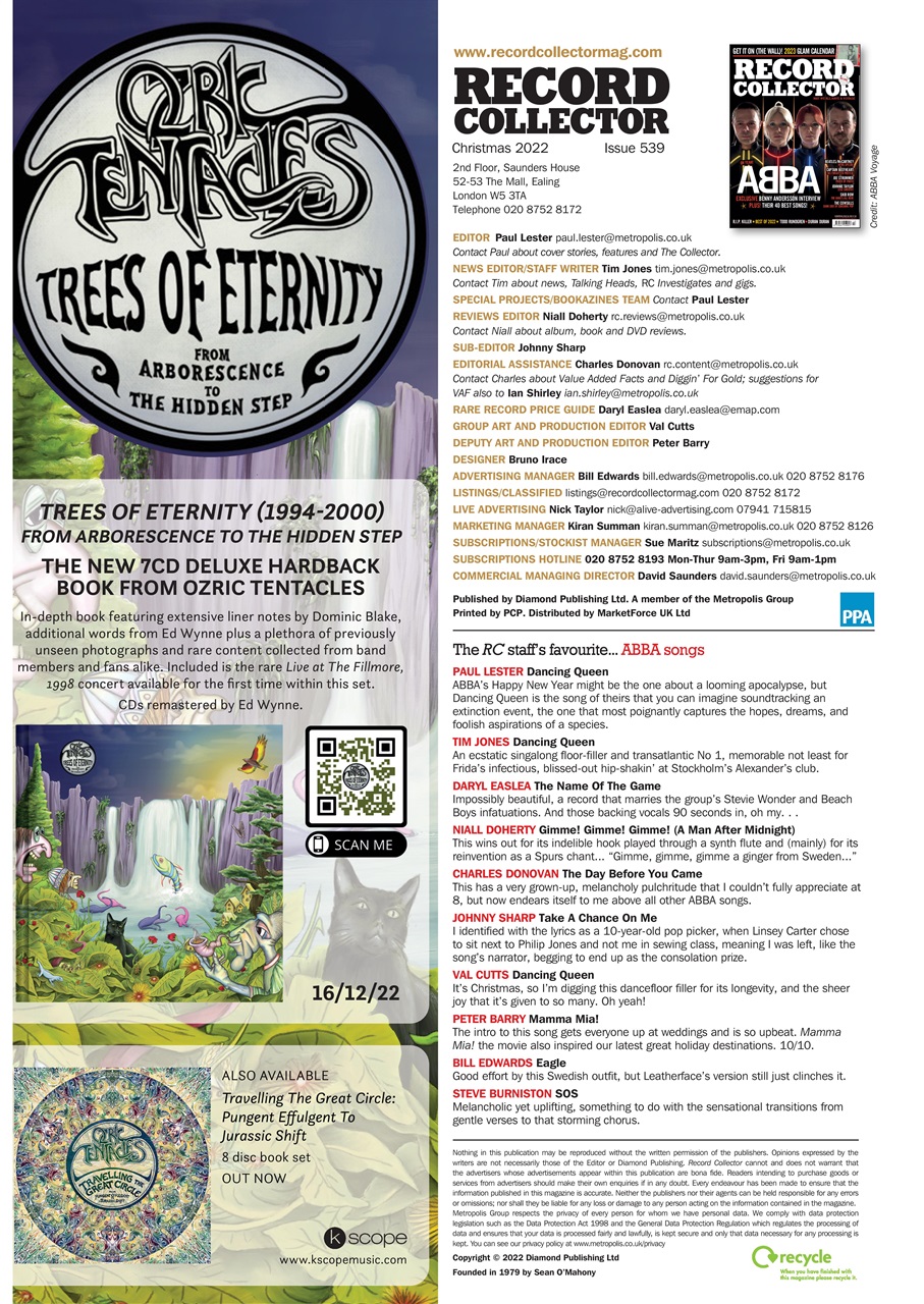 Record Collector Preview Pages