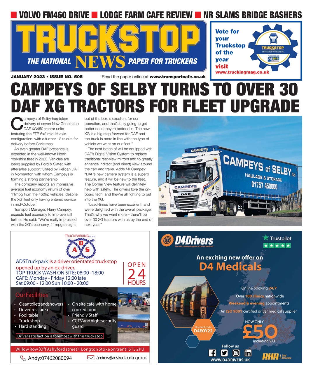 Truckstop News Preview Pages
