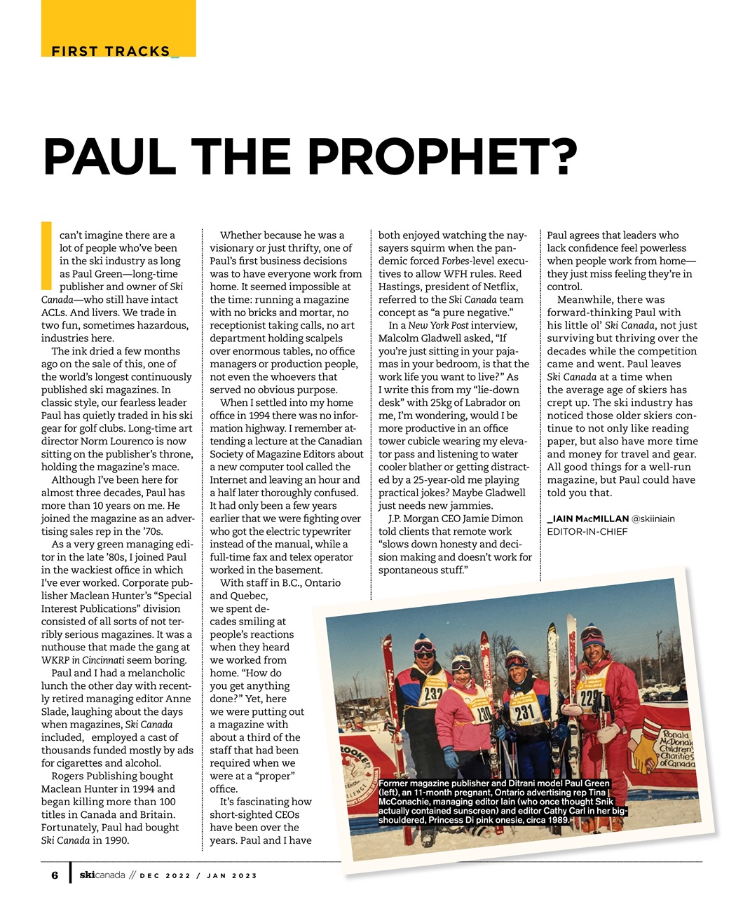 Ski Canada Preview Pages