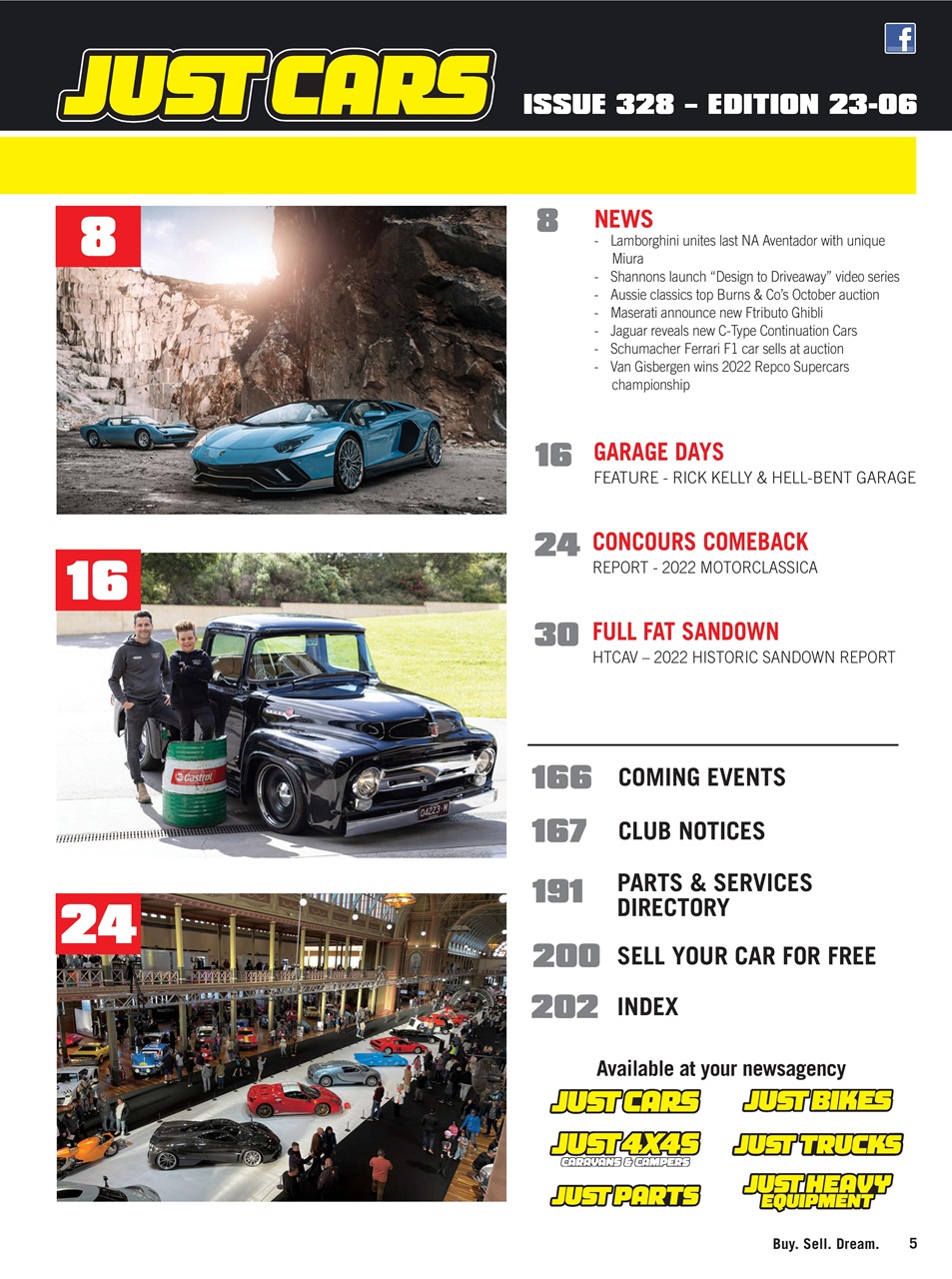 JUST CARS Preview Pages