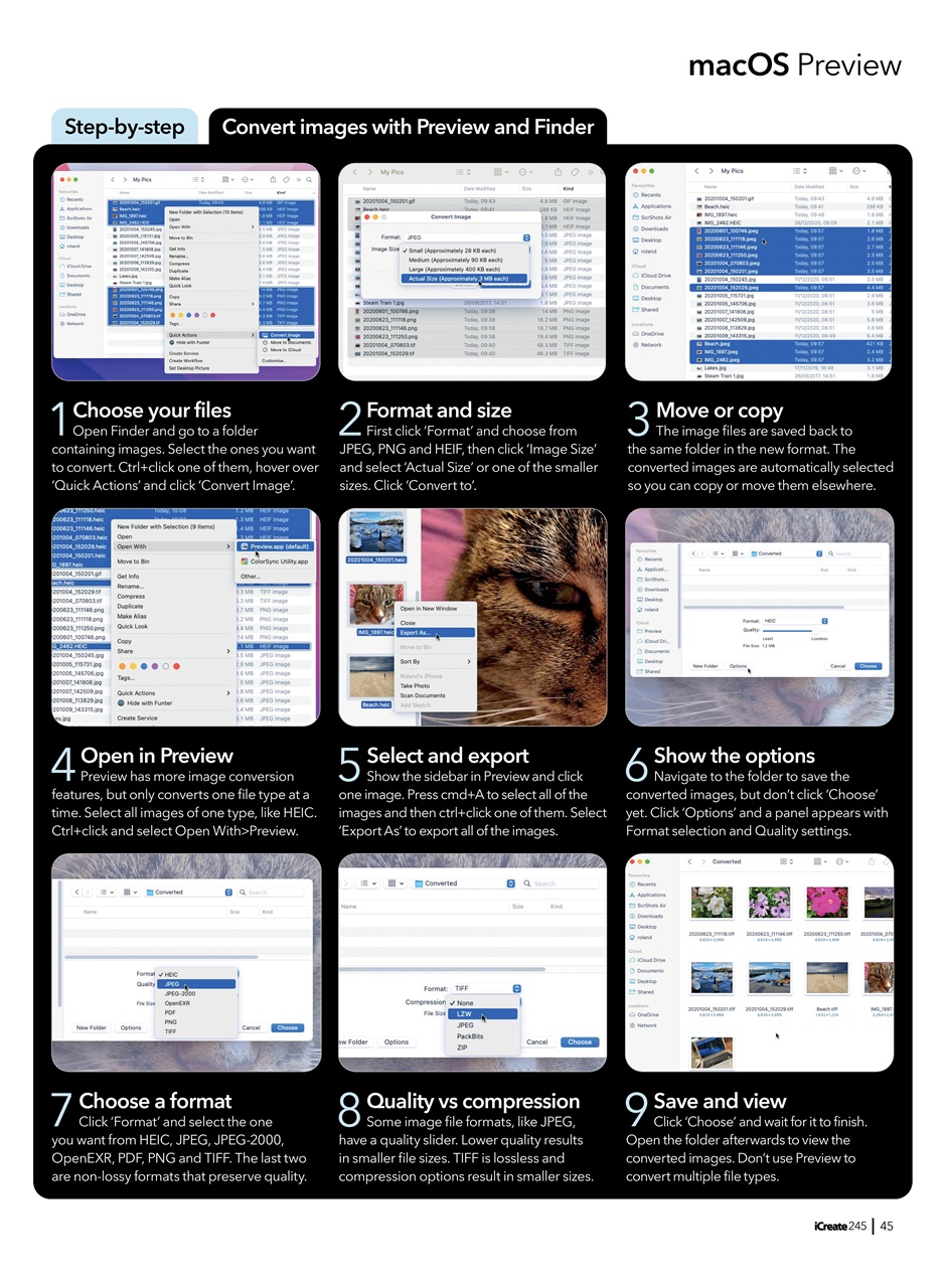 iCreate Preview Pages