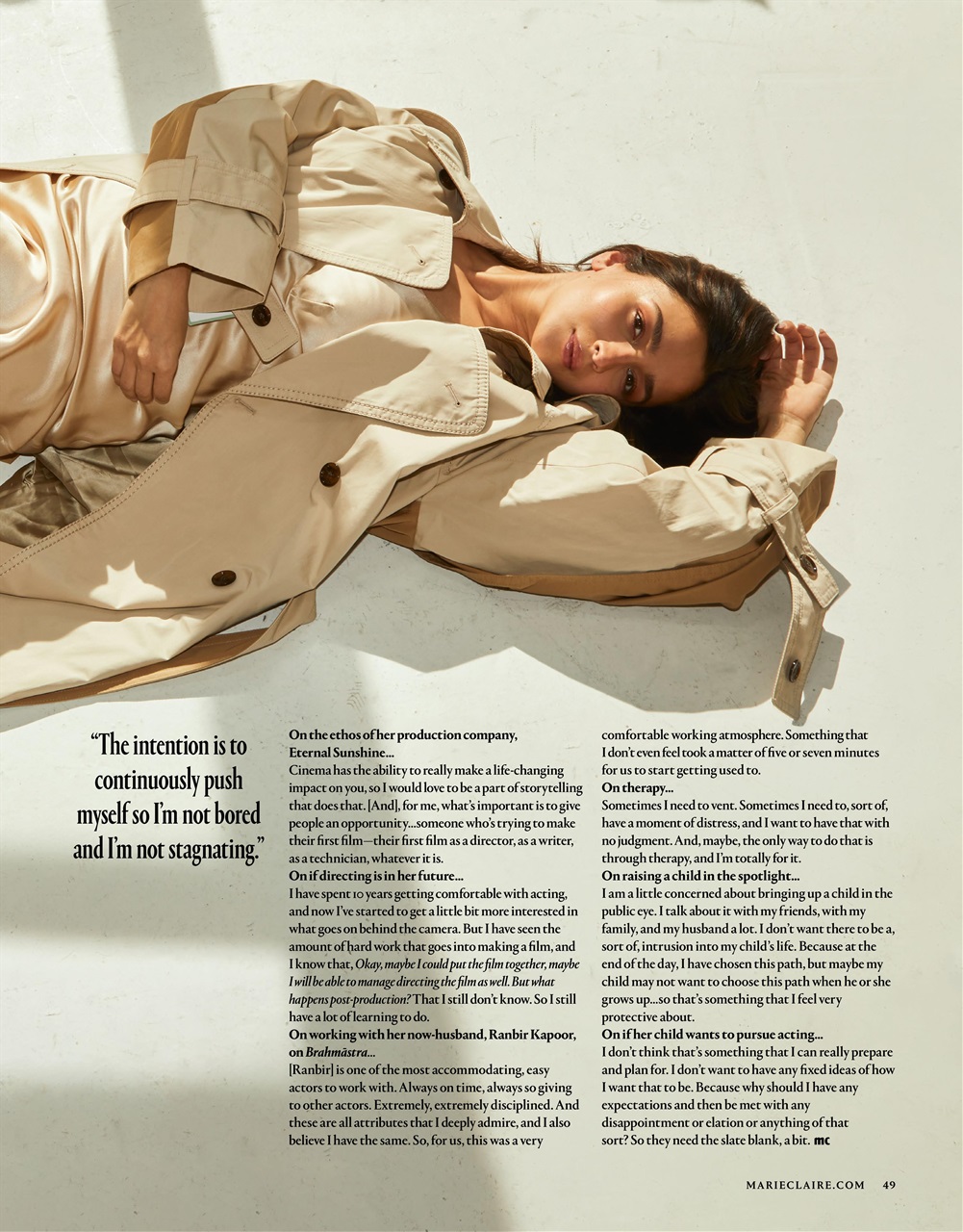 Marie Claire US Preview Pages