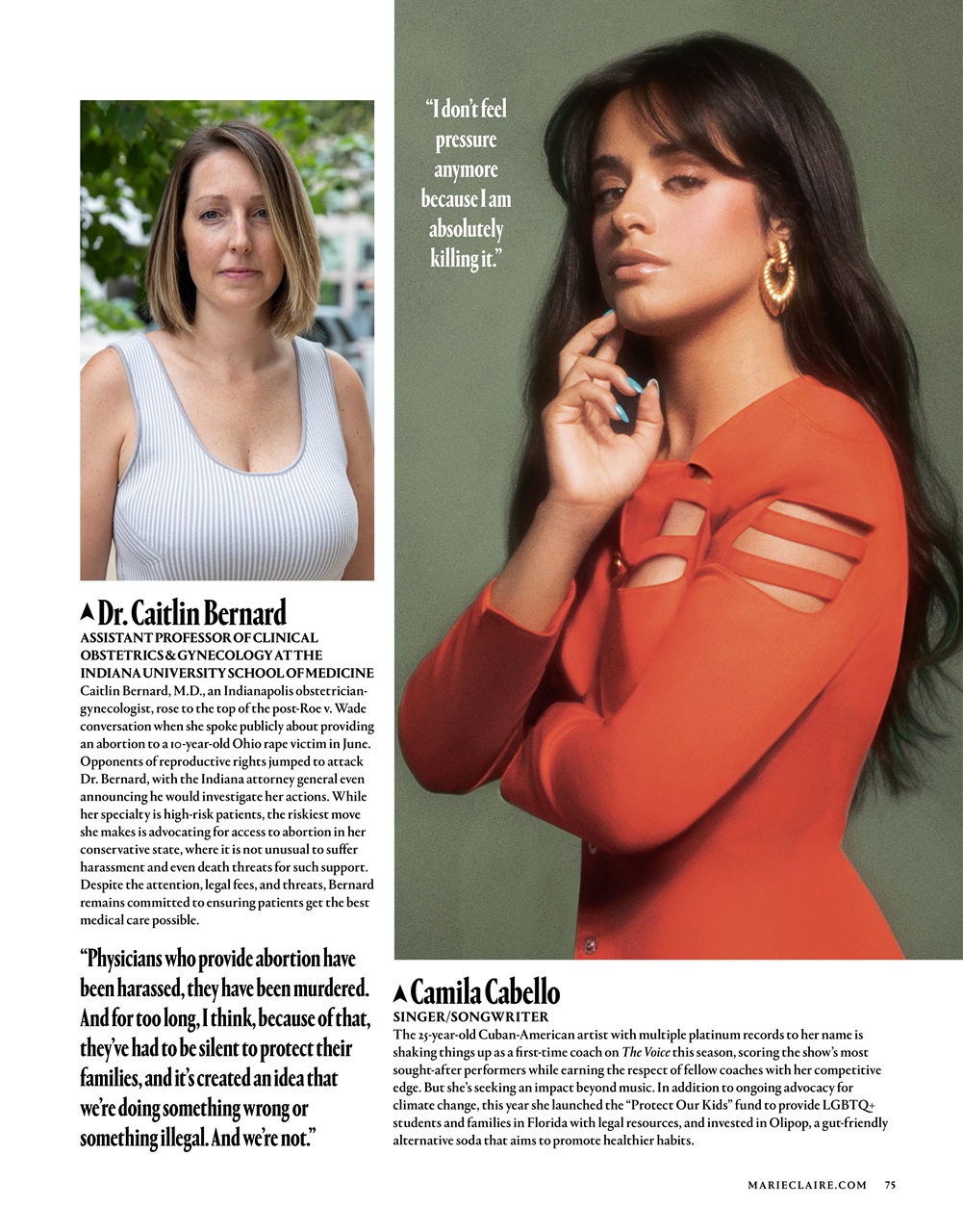 Marie Claire US Preview Pages