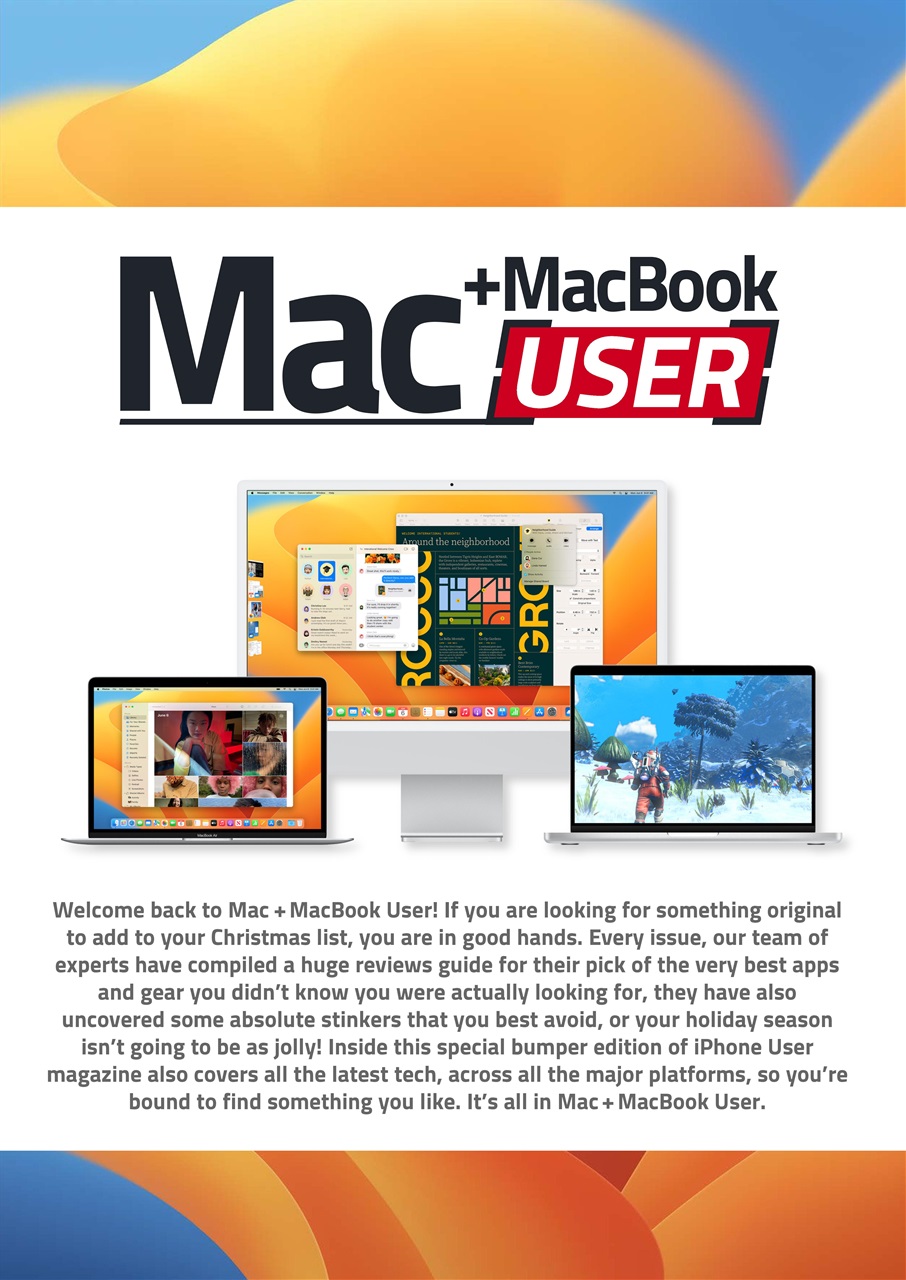 Mac + MacBook User Preview Pages