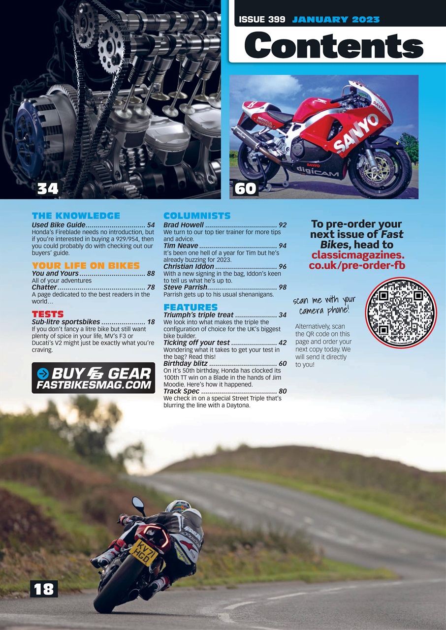 Fast Bikes Preview Pages