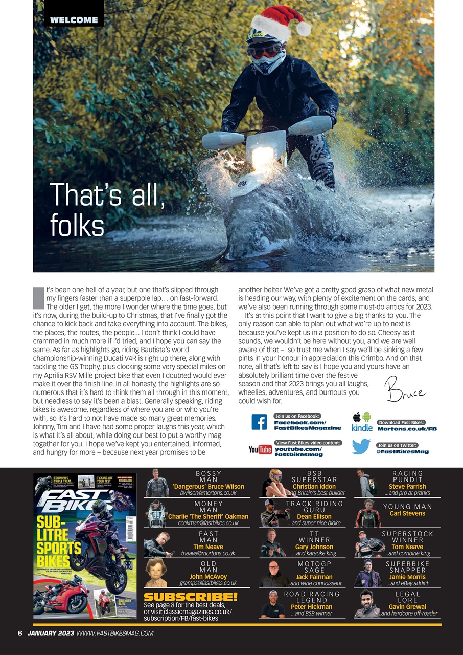 Fast Bikes Preview Pages