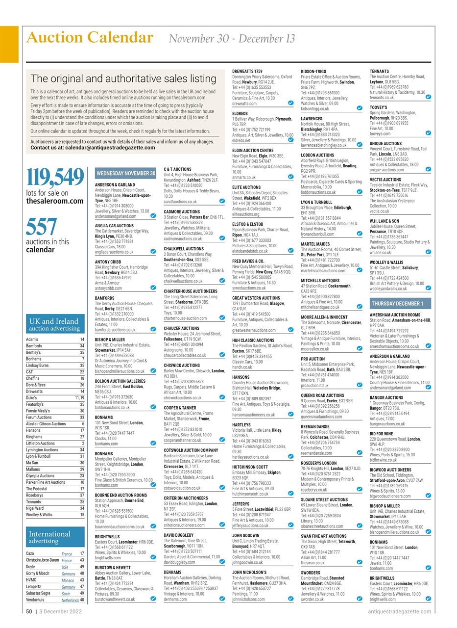 Antiques Trade Gazette Preview Pages