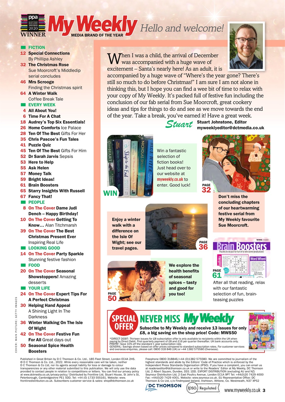 My Weekly Preview Pages