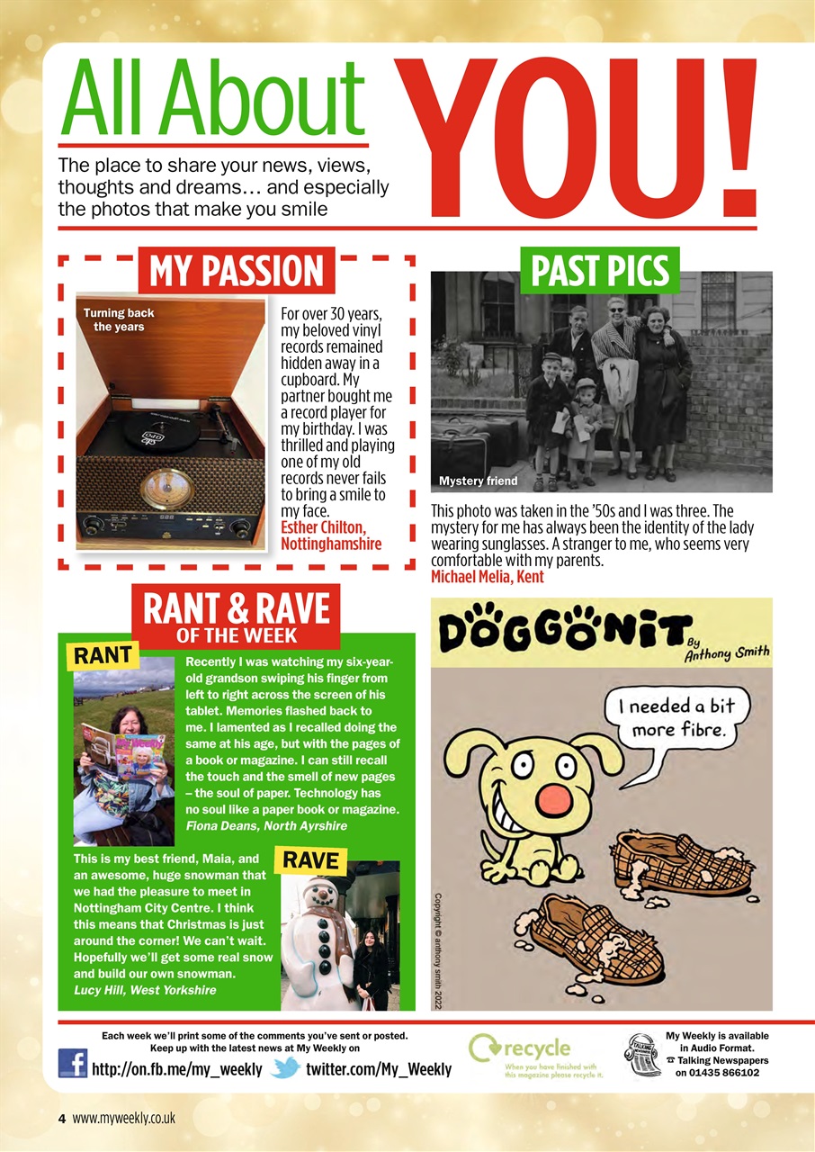 My Weekly Preview Pages