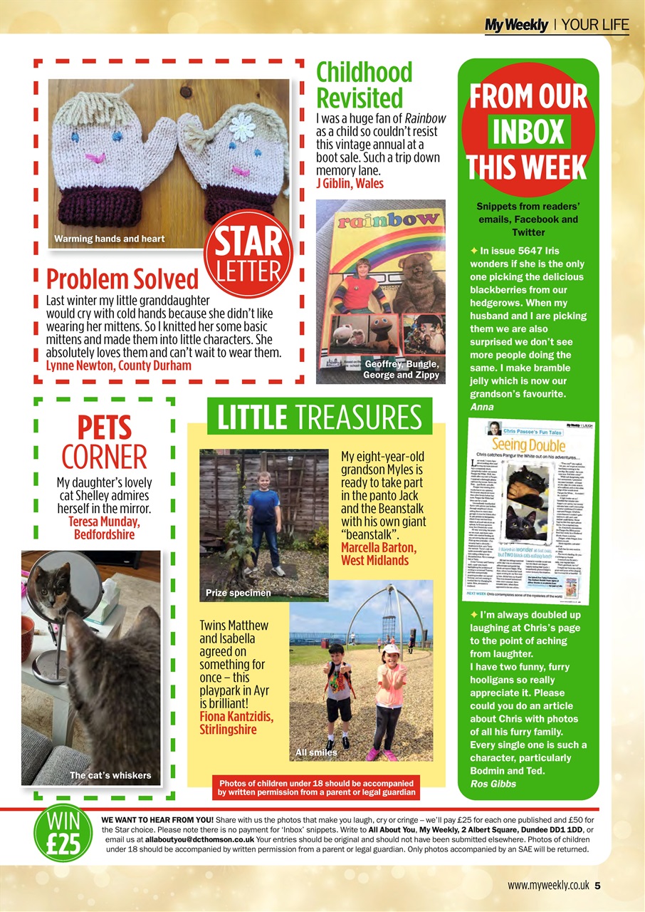 My Weekly Preview Pages