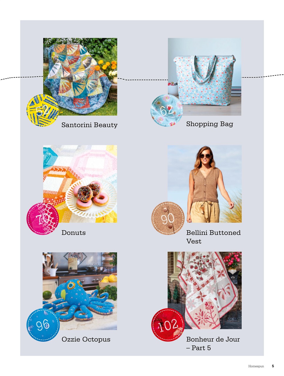 Homespun Preview Pages