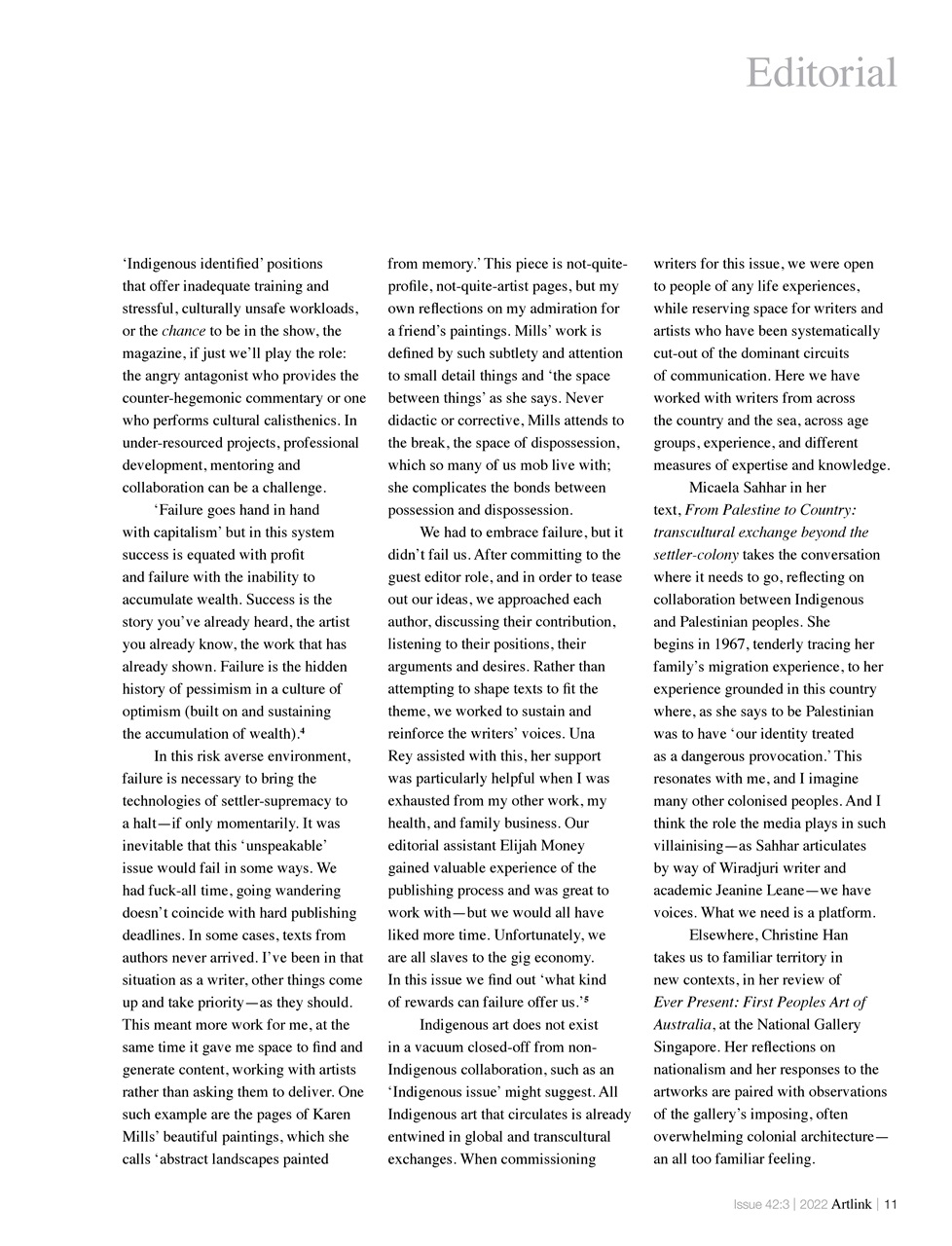 Artlink Magazine Preview Pages