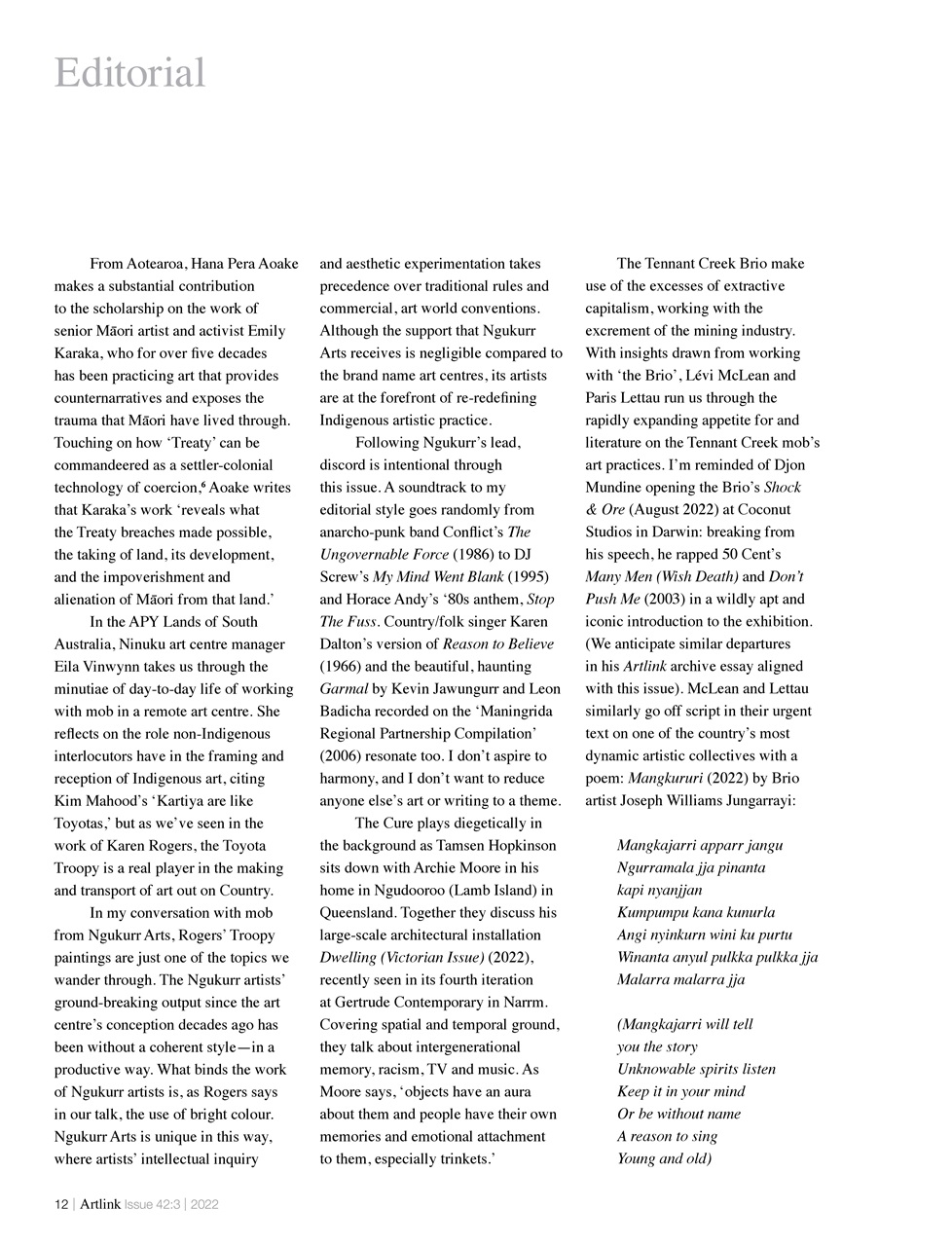 Artlink Magazine Preview Pages