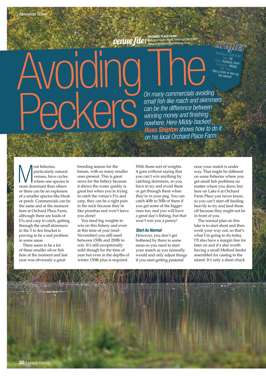 Match Fishing Preview Pages