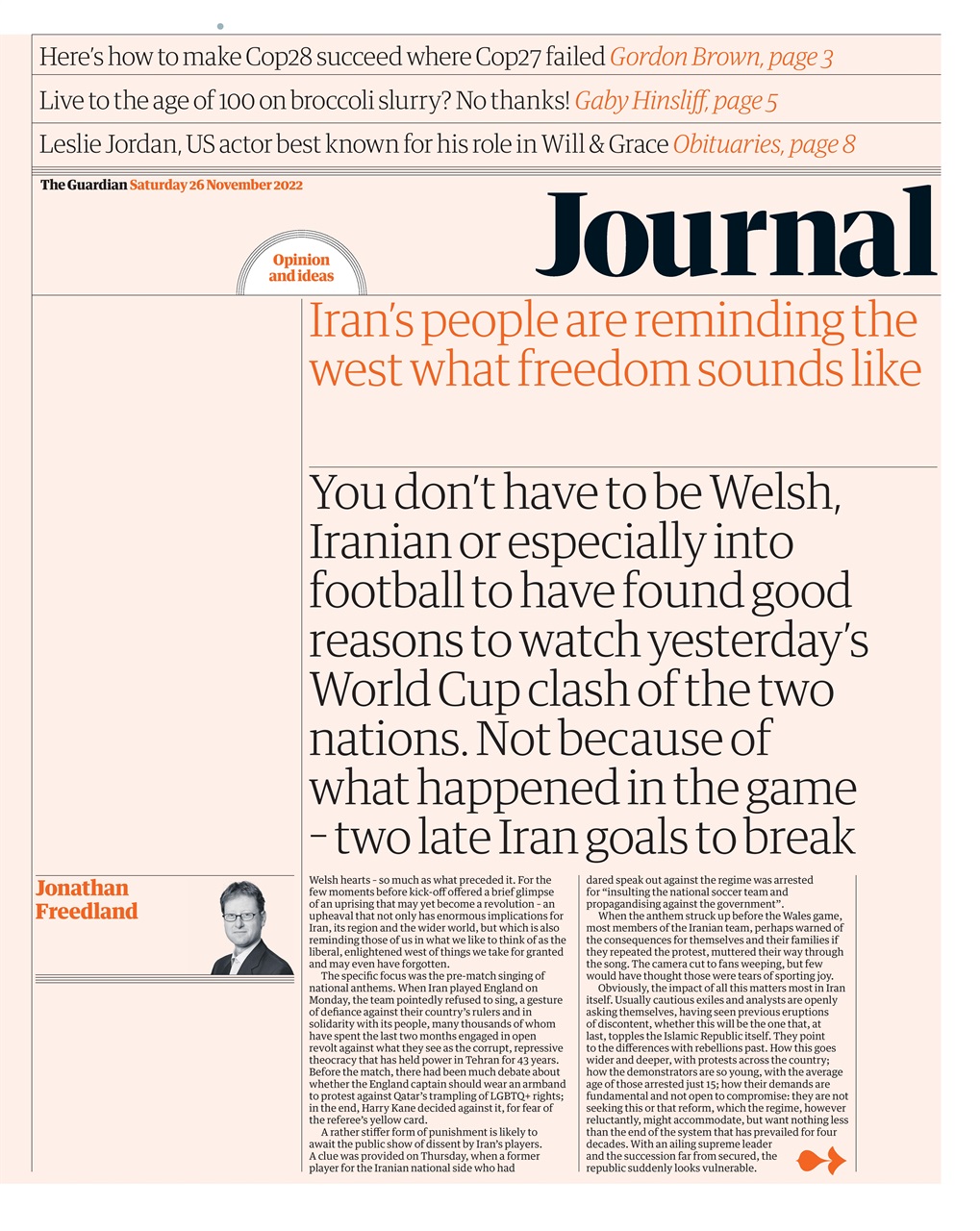 The Guardian Newspaper Preview Pages