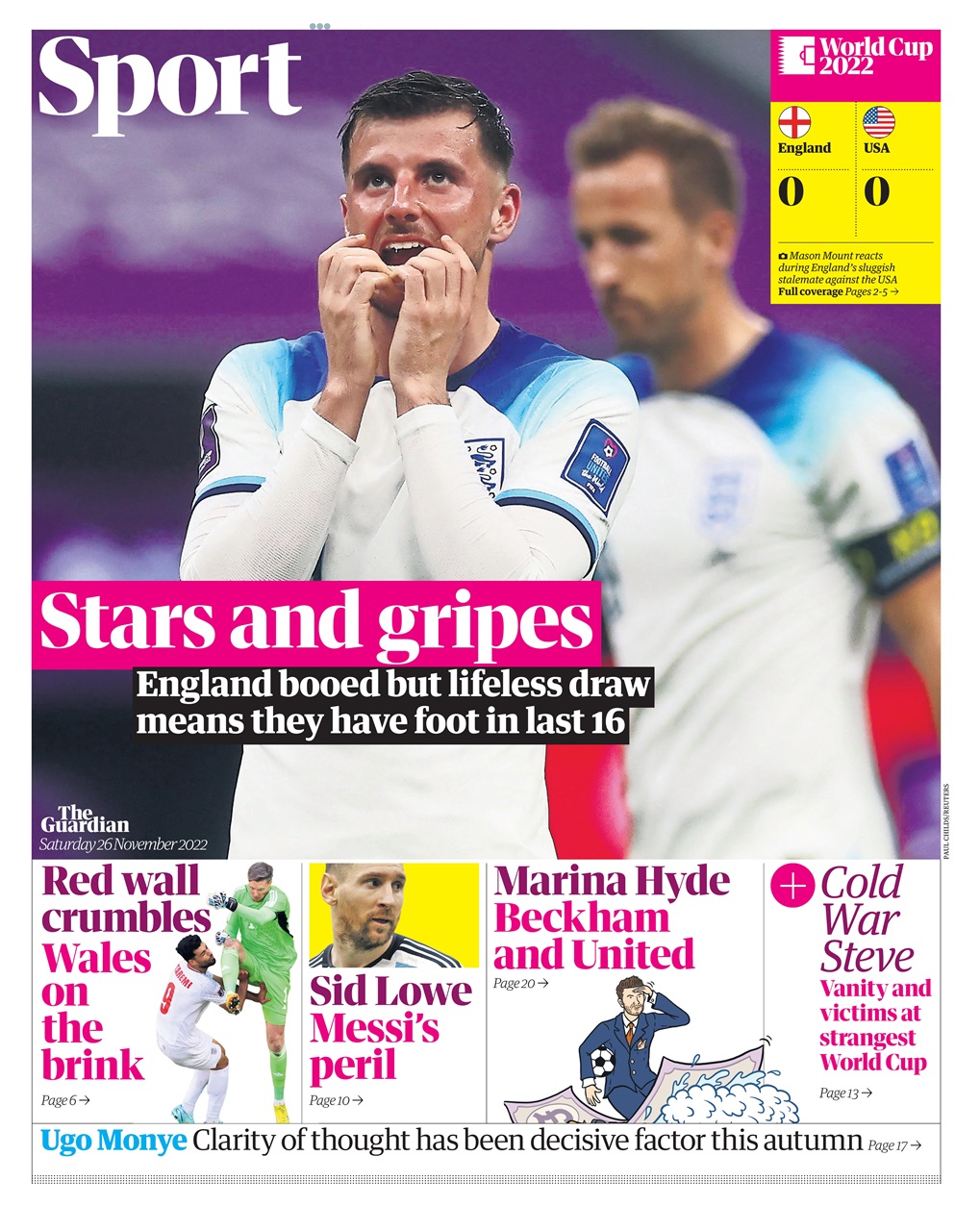 The Guardian Newspaper Preview Pages