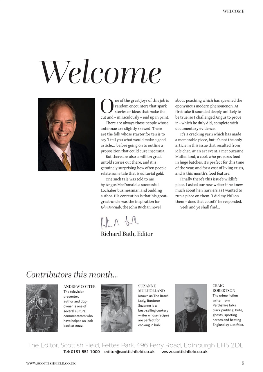 Scottish Field Preview Pages