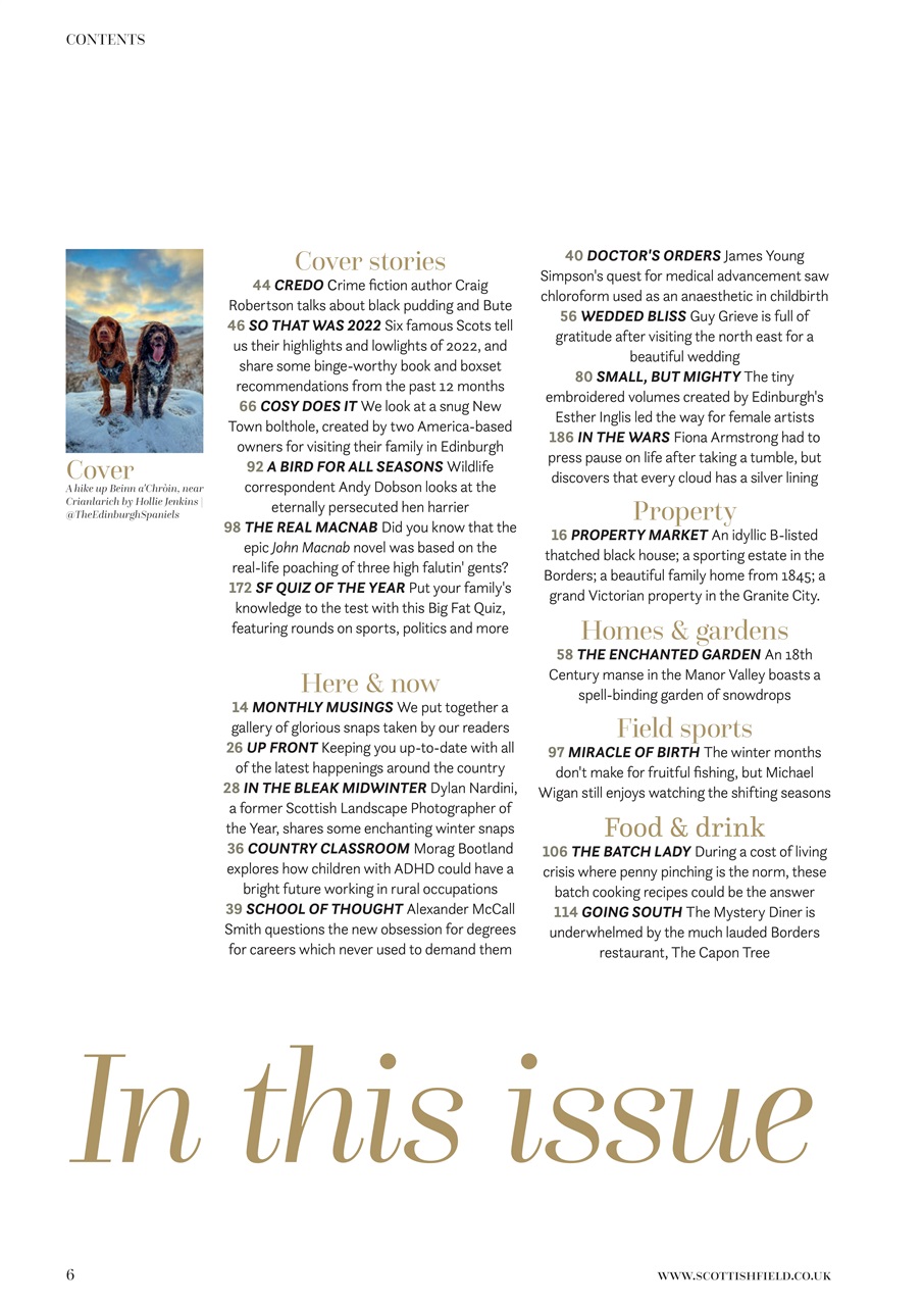 Scottish Field Preview Pages