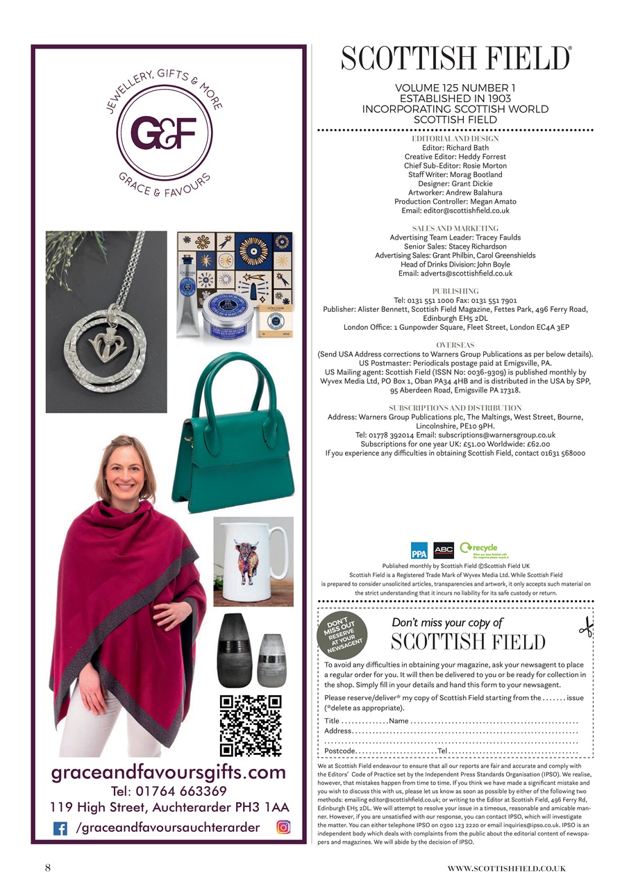 Scottish Field Preview Pages