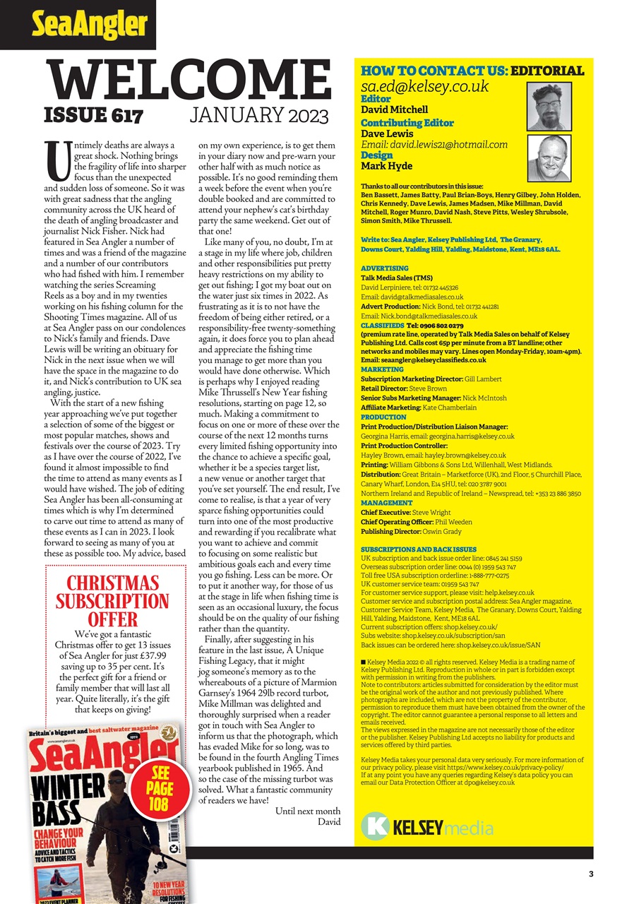 Sea Angler Preview Pages