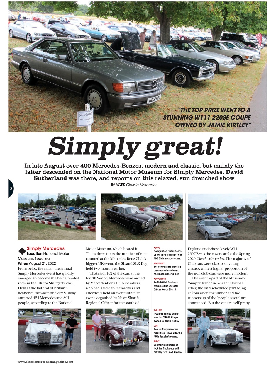 Classic Mercedes Preview Pages
