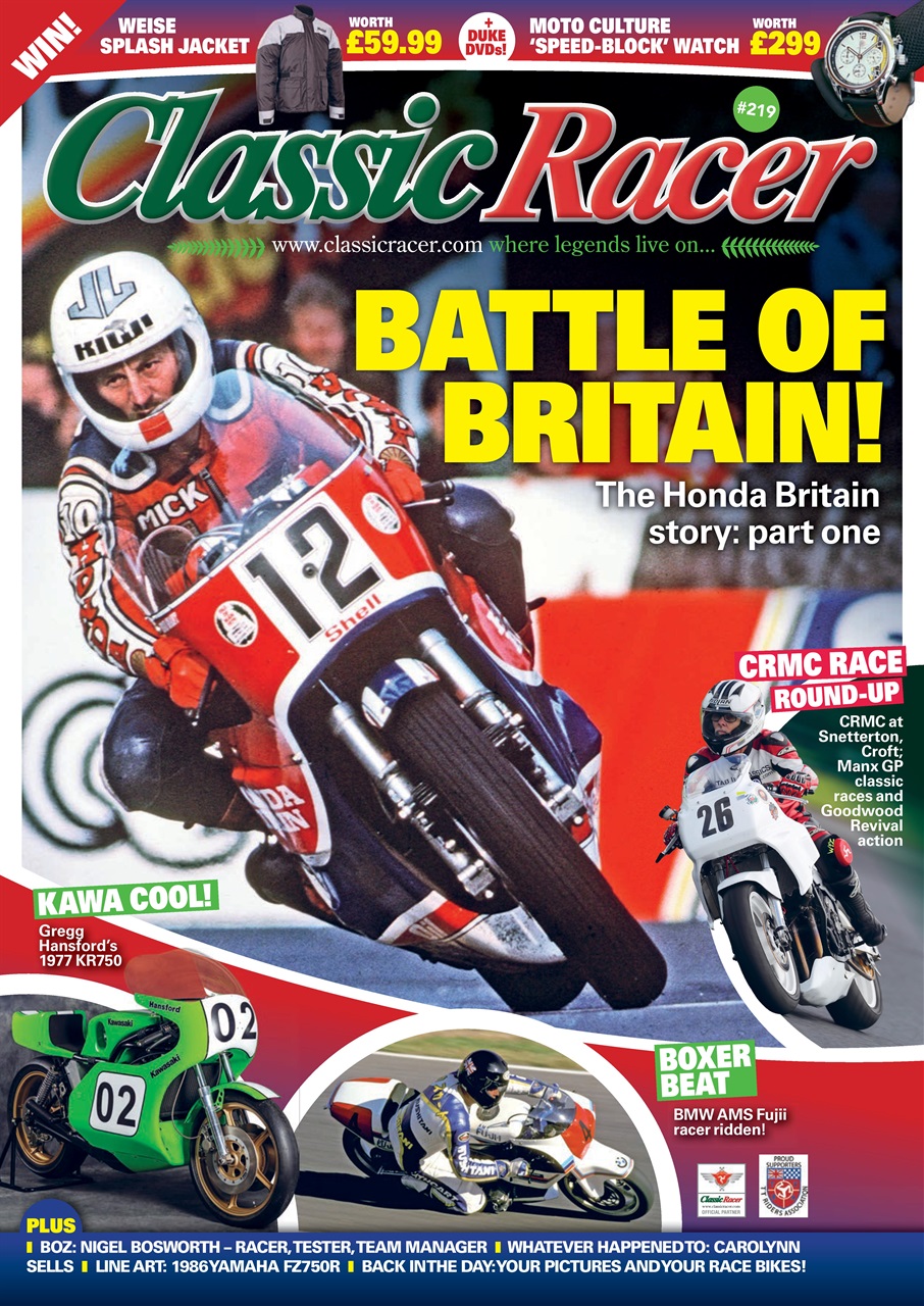 Classic Racer Preview Pages