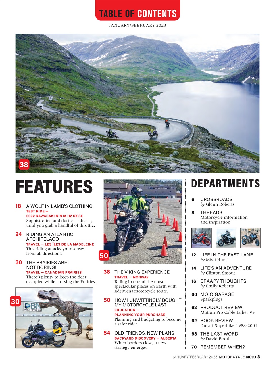 Motorcycle Mojo Preview Pages