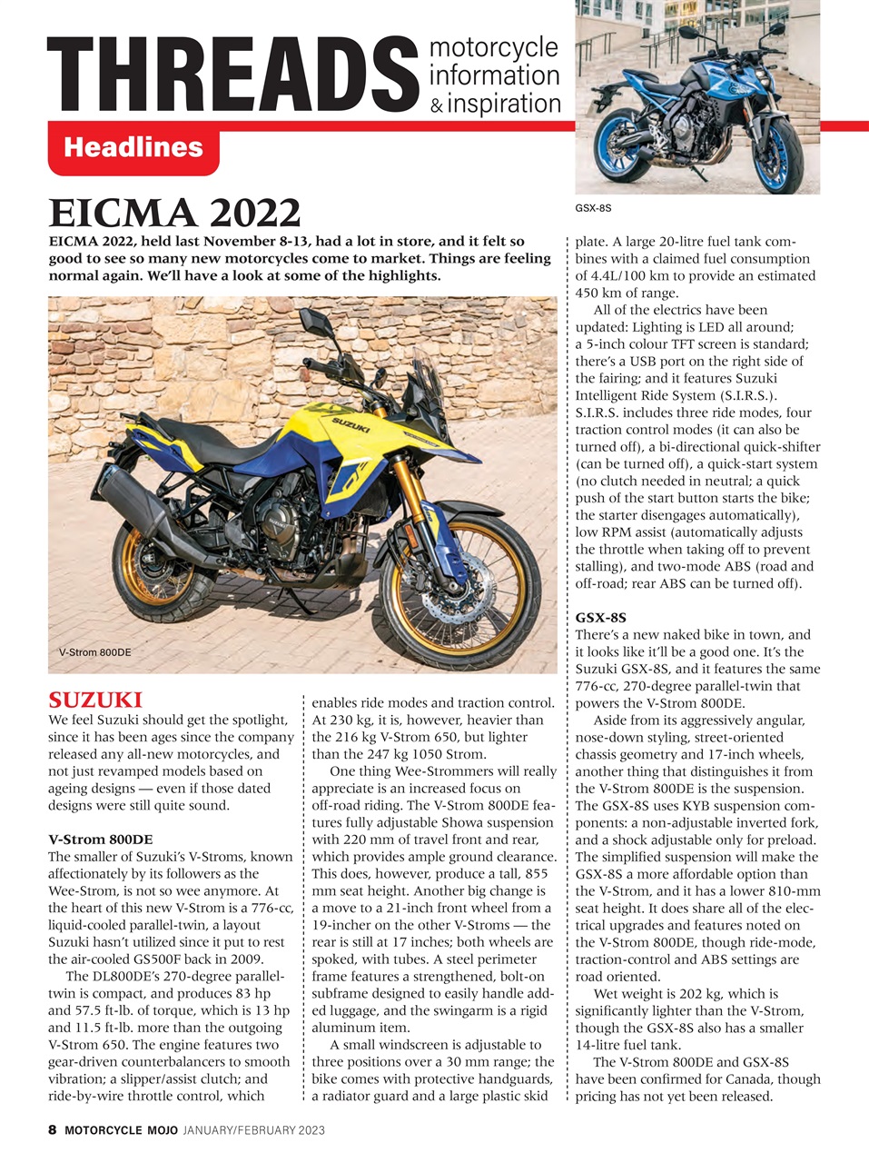 Motorcycle Mojo Preview Pages