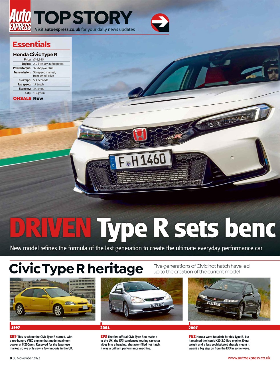 Auto Express Preview Pages