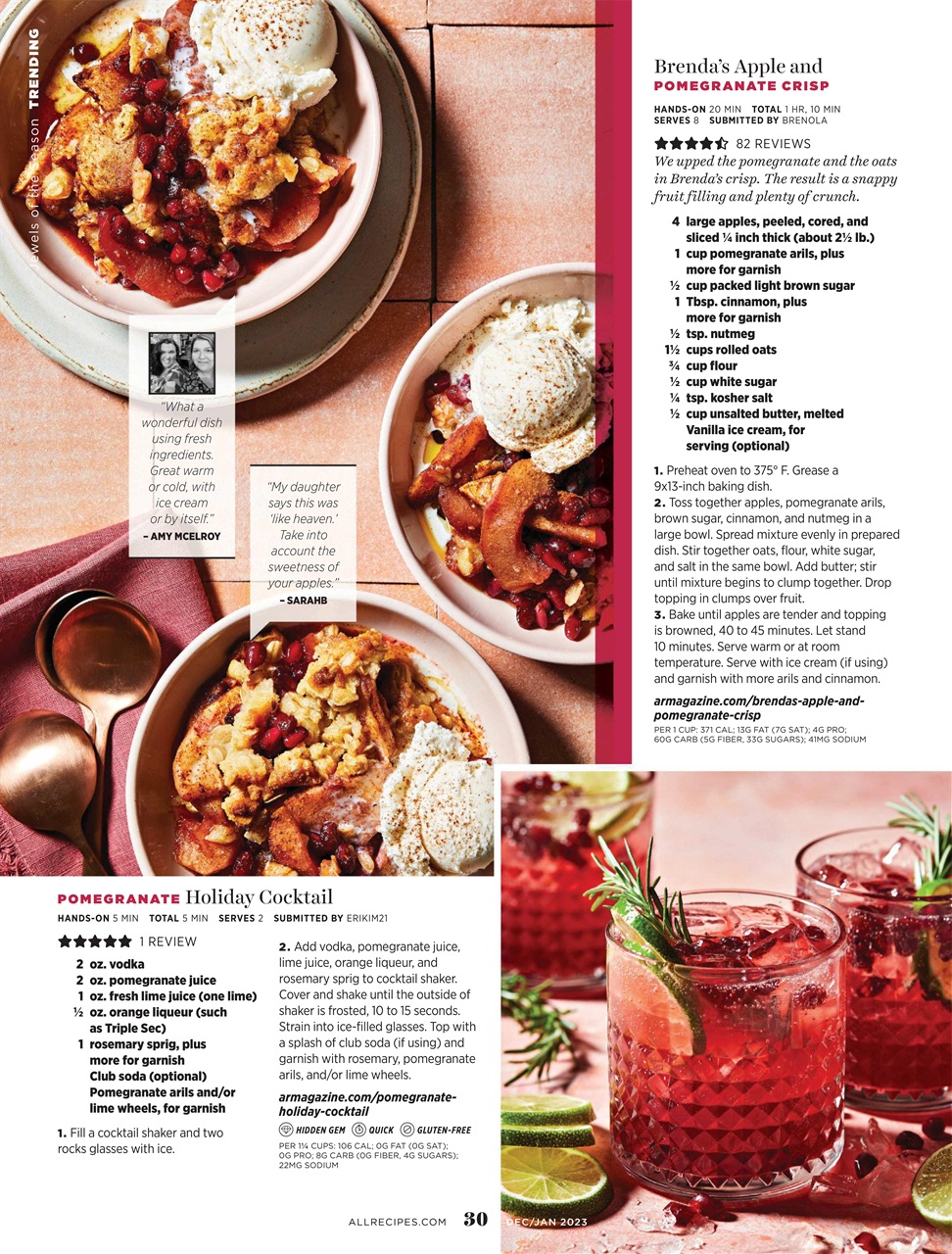 All Recipes Preview Pages