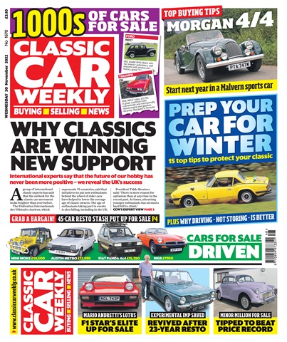 Classic Car Weekly issue 30-Nov-22